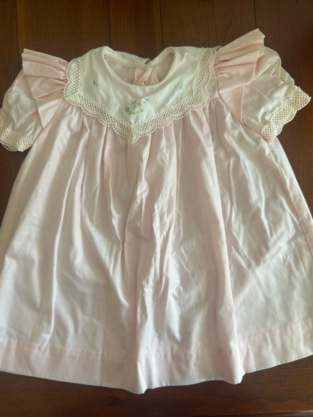 Sarah Kent Pale Pink Smock Dress 2T 18-24m Great condition Watercolor flowers